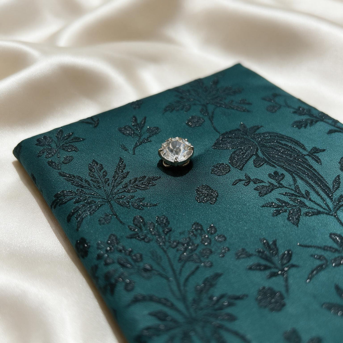 The Emerald Parinda Waistcoat - fabric detail