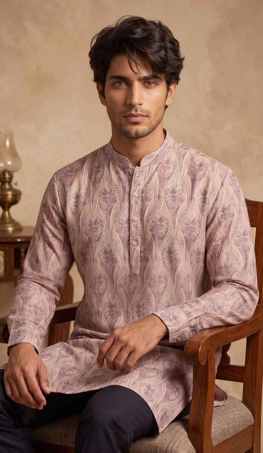 Paisley Printed Short Kurta
