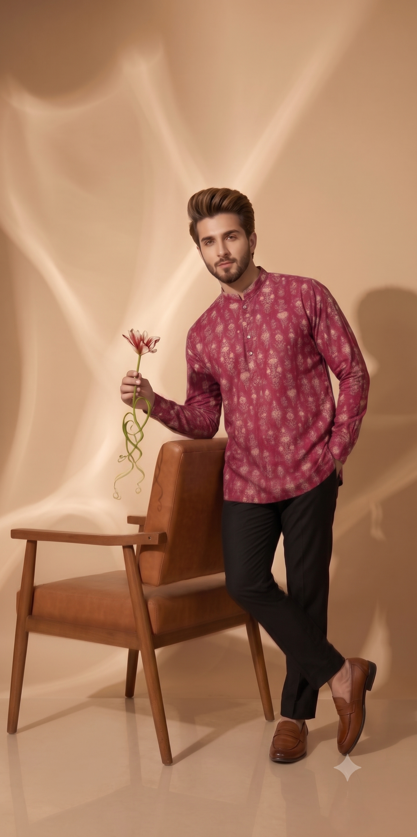 Short kurta / kurta shirt (hip-length) — contemporary fusion silhouette