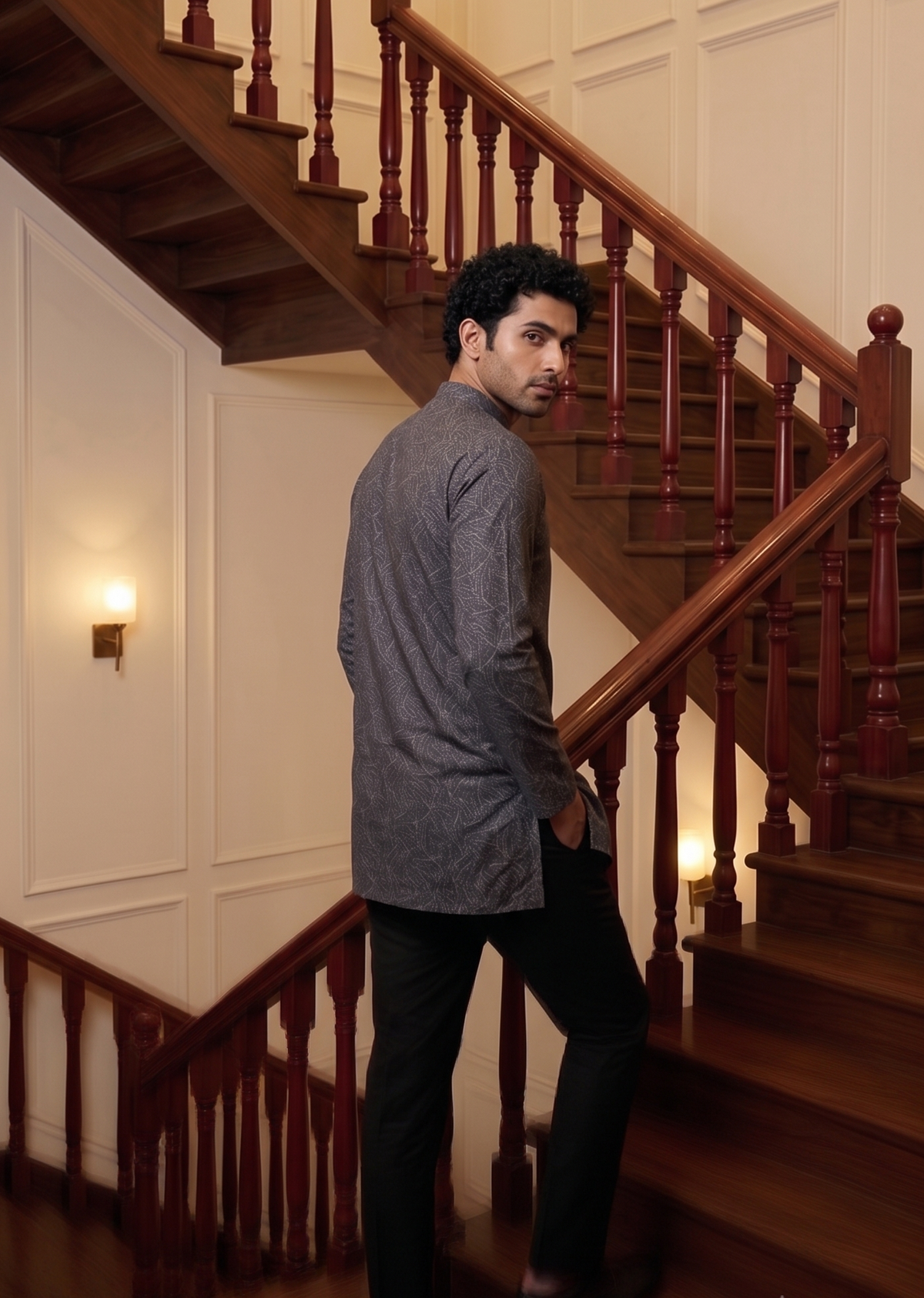 Short straight-cut kurta — classic traditional silhouette