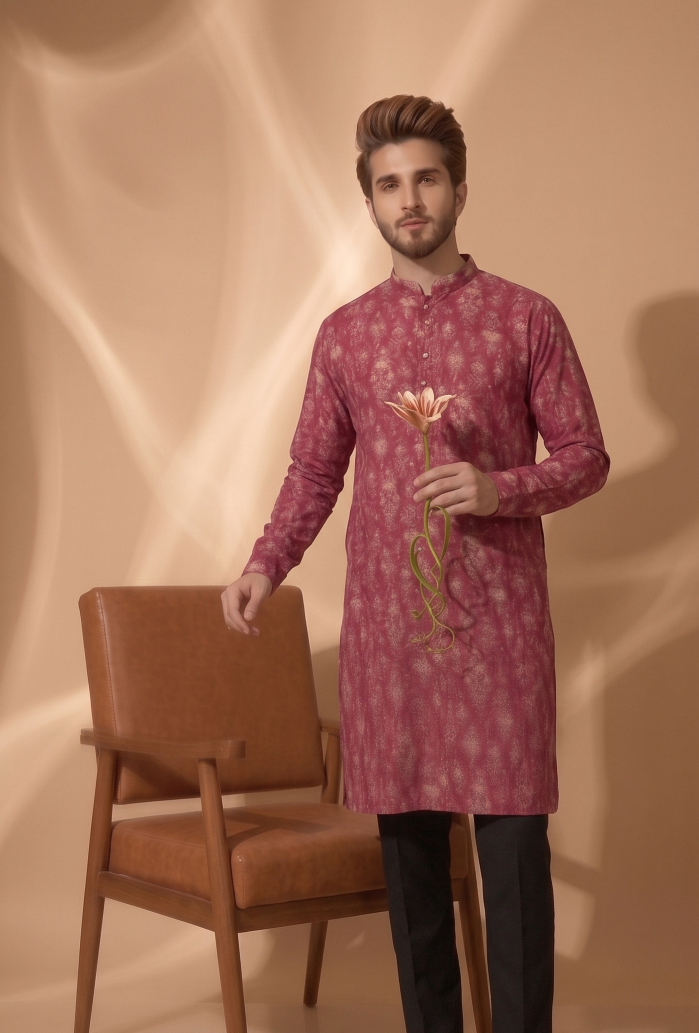 Short kurta / kurta shirt (hip-length) — contemporary fusion silhouette