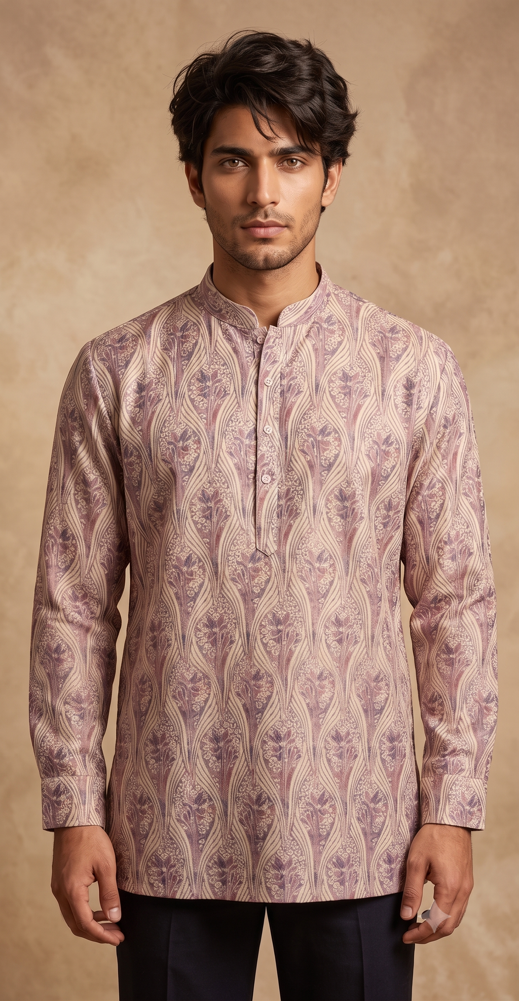 Paisley Printed Short Kurta