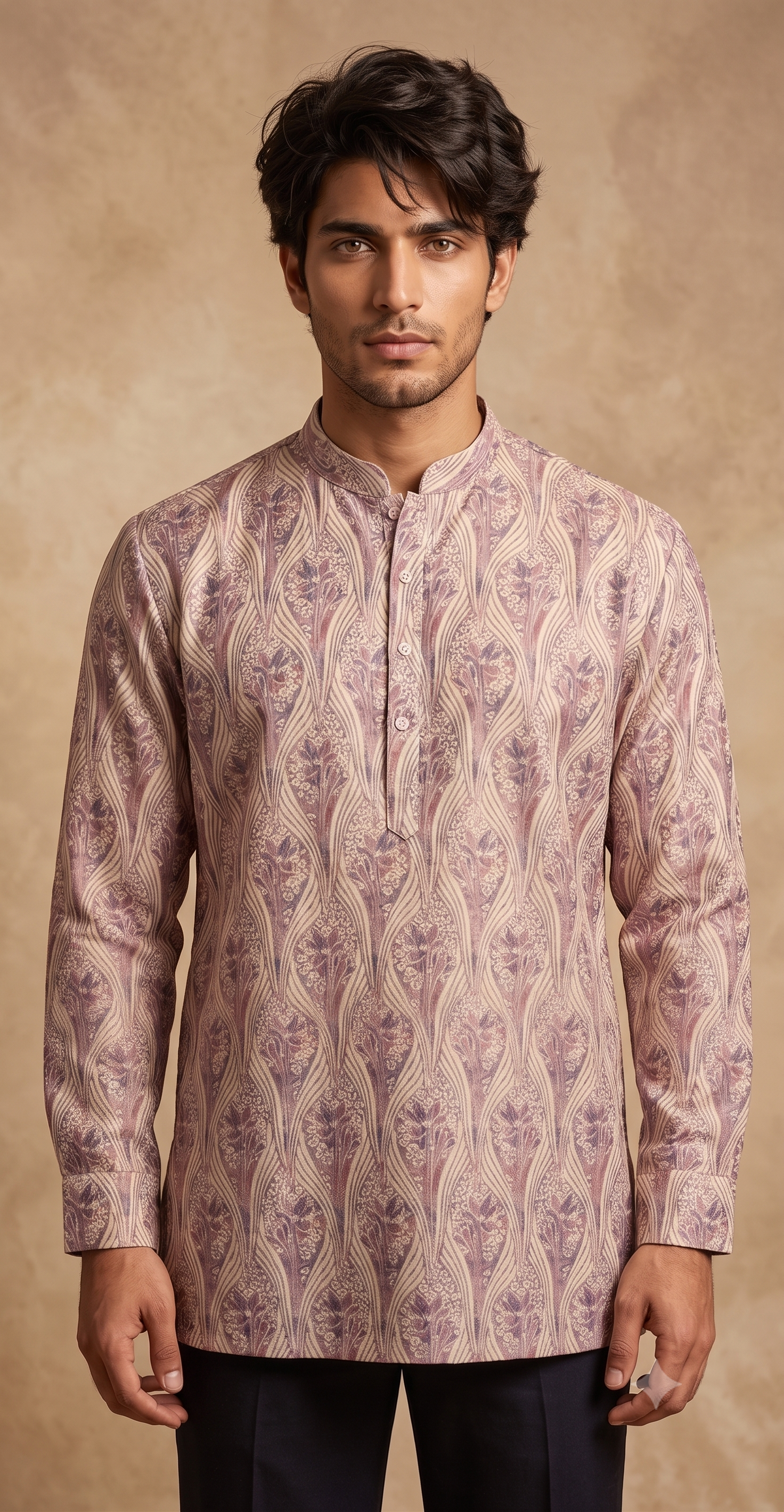 Paisley Printed Short Kurta