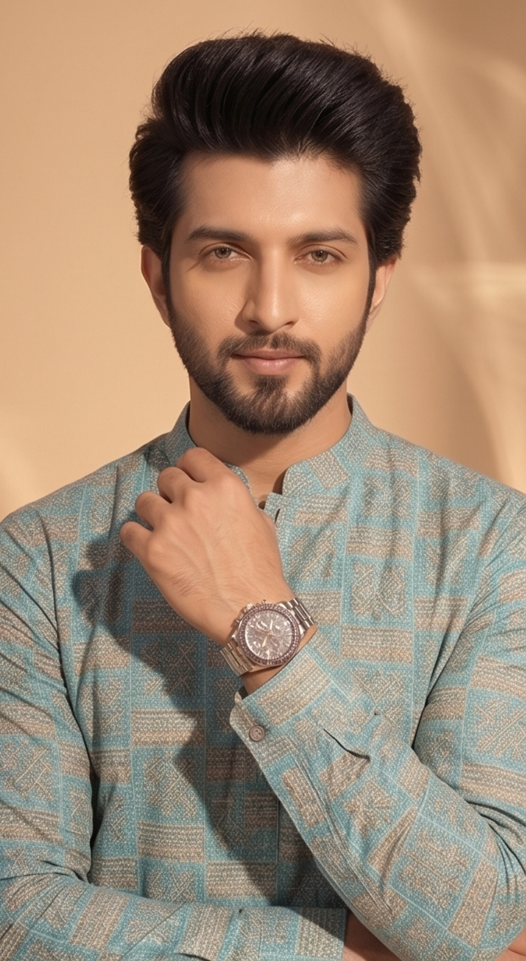 Printed Short Kurta sky blue short kurta