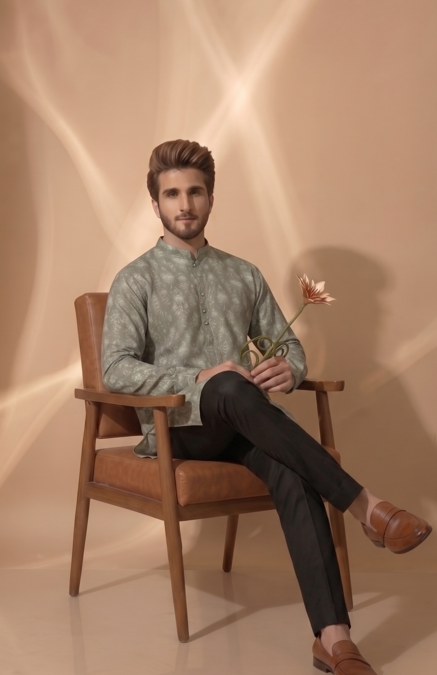 Short kurta / kurta shirt (hip-length) — contemporary fusion silhouette