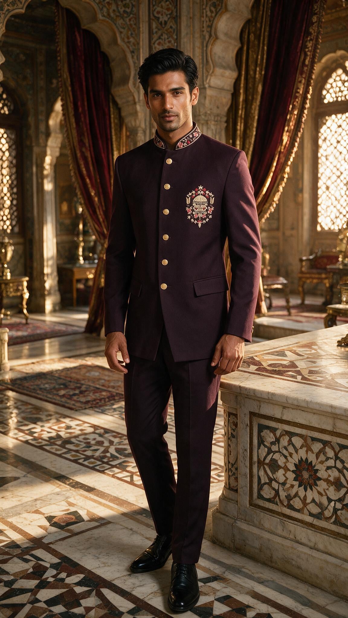 The Aubergine Gumbad - full length