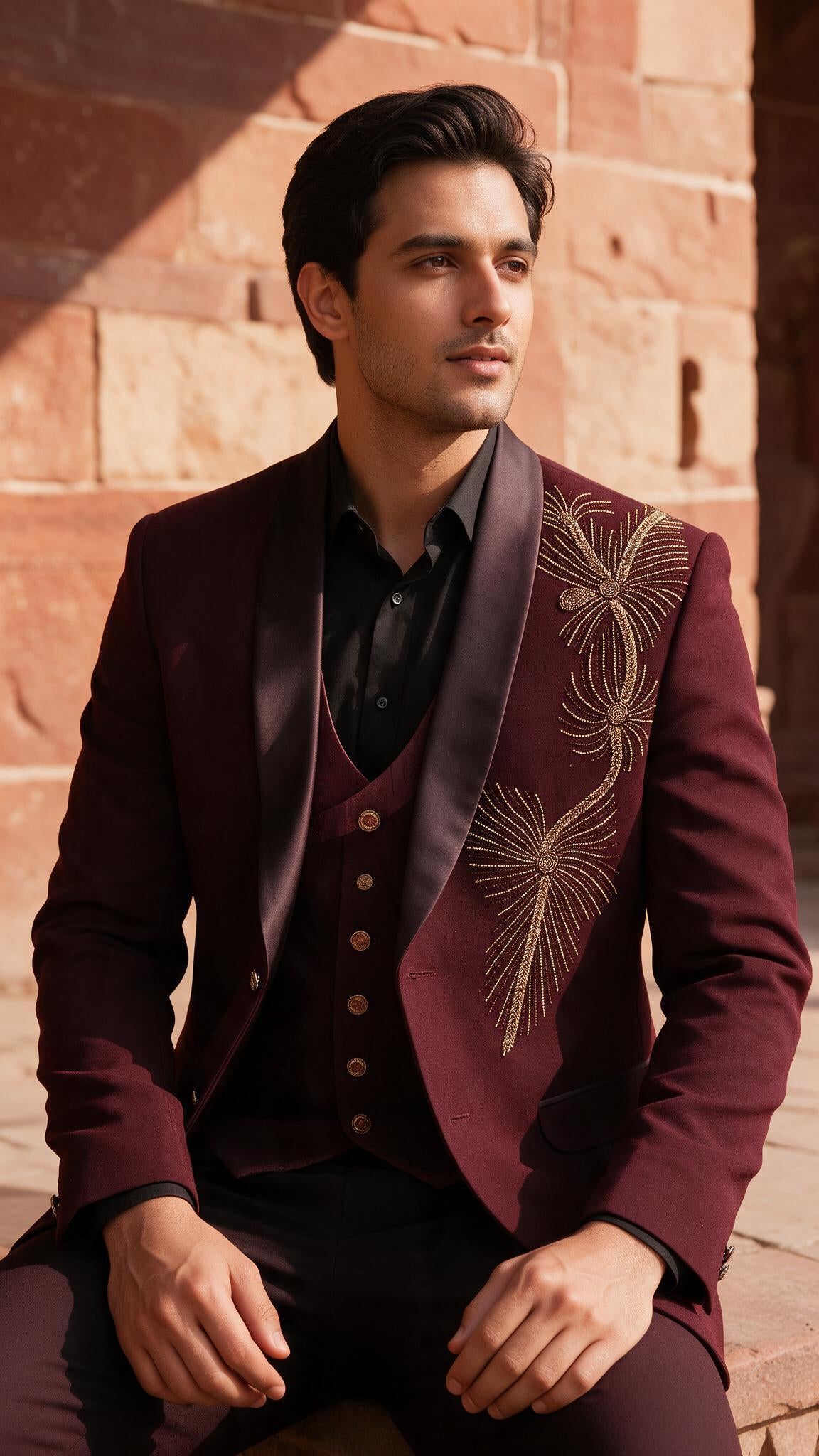 The Anaar Firework Tuxedo - in motion