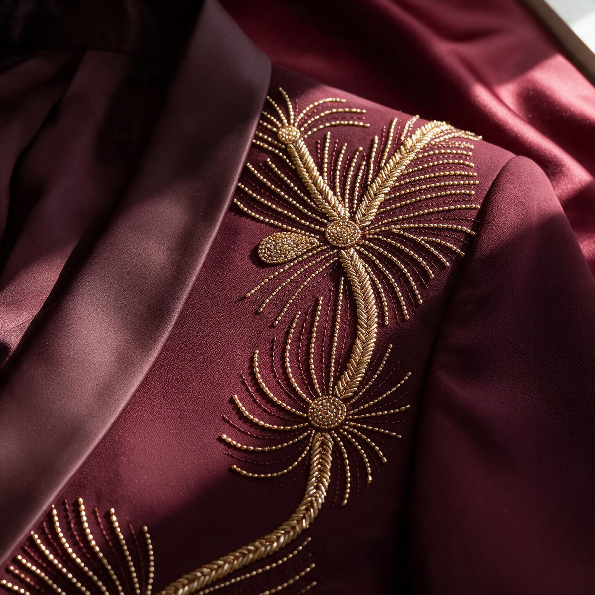 The Anaar Firework Tuxedo - close up