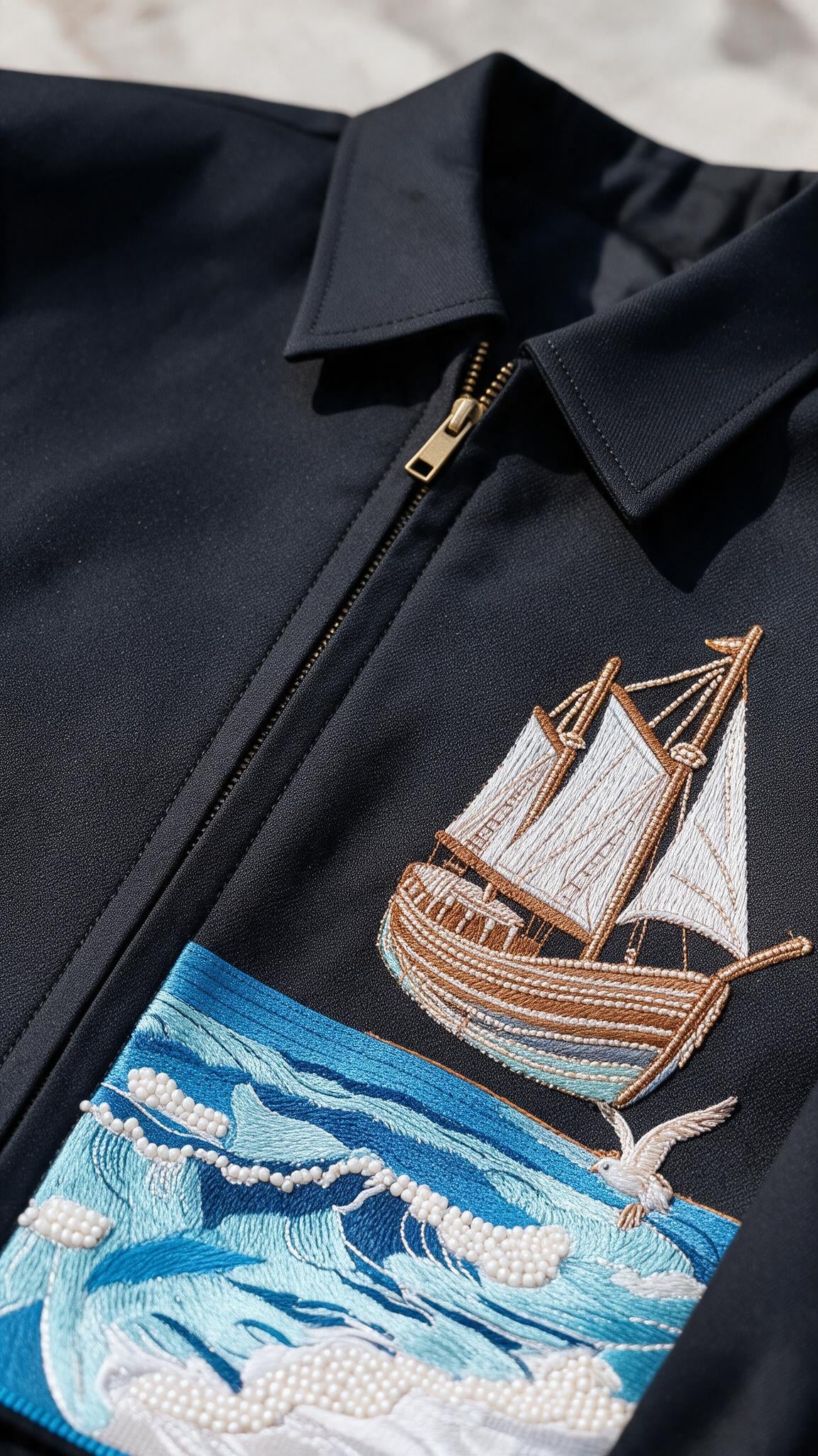 The Samundar Ship Jacket - close up