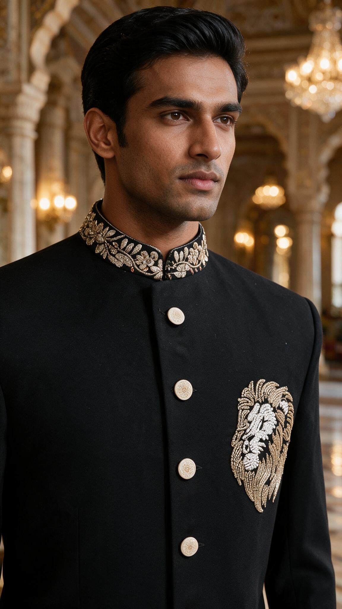 The Grand Sher Bandhgala - close up