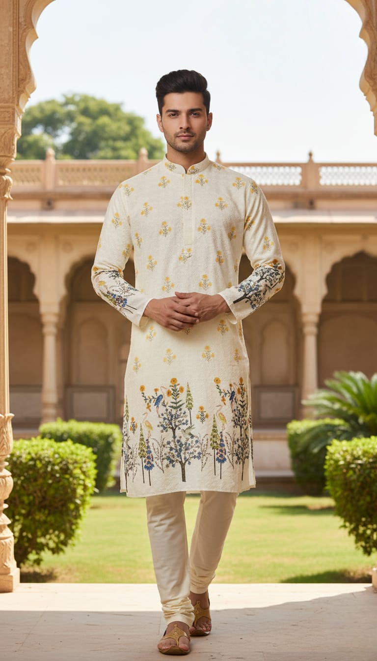 White Designer Kurta