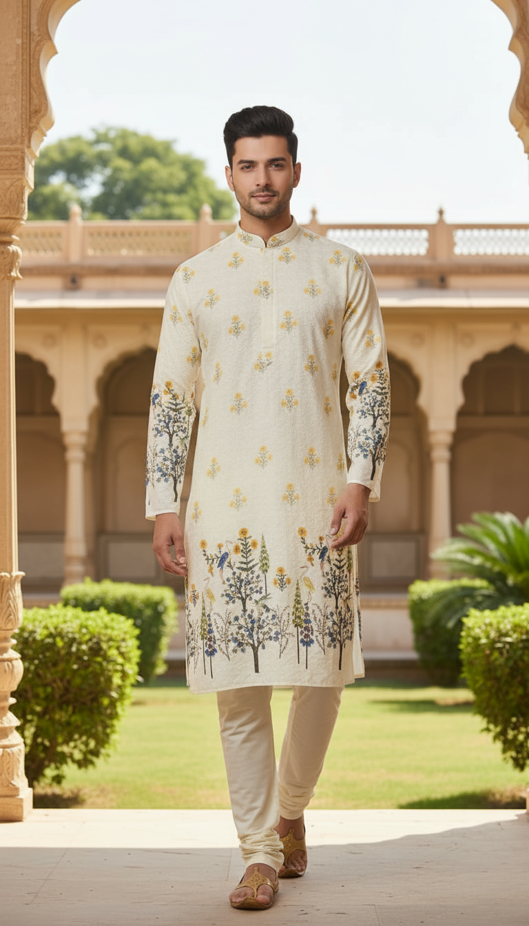 White Designer Kurta