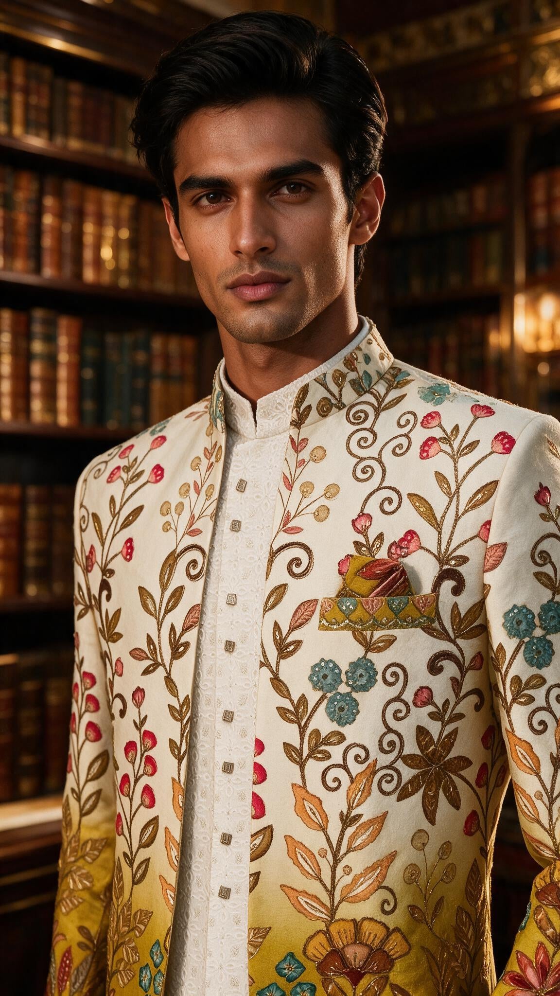 The Garden of Udaipur Jacket — portrait